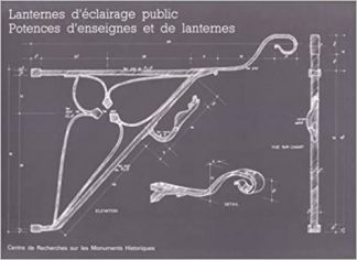 Lanternes d'éclairage public. Potence d'enseignes et de lanternes.