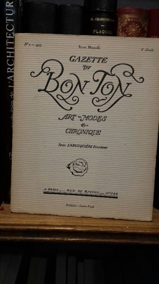 Gazette du BON TON. Art-modes et chronique.