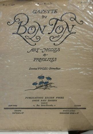 GAZETTE DU BON TON. Art-modes et frivolités.