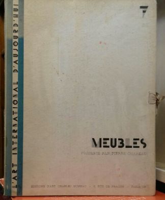 L'Art international d'aujourd'hui. Meubles.