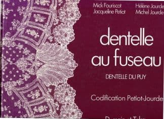 Dentelle au fuseau. Dentelle Du Puy. Codification Petiot-Jourde