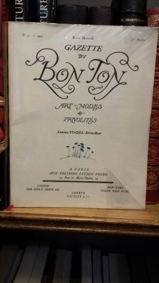 Gazette du BON TON. Art-modes et frivolités.